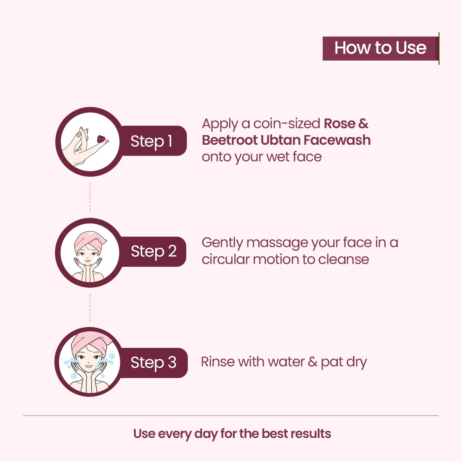 Mother Sparsh Rose & Beetroot Ubtan Face Wash for Dull, Dry & Uneven Skin – view 4