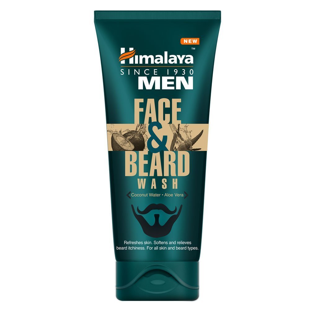 Himalaya face and beard wash tube for men 80ml