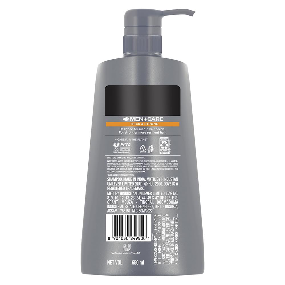 Dove Men+Care Thick & Strong 2in1 Shampoo+Conditioner, 650 ml – view 2