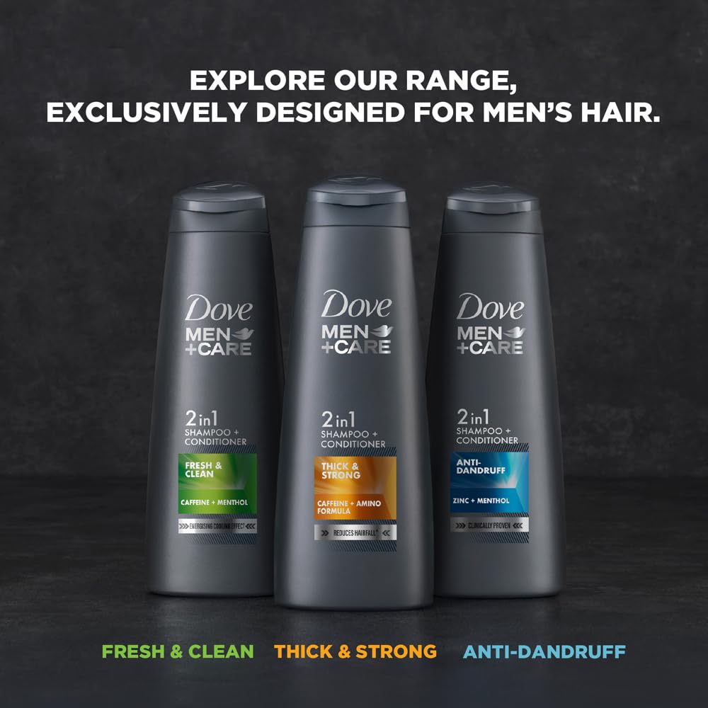 Dove Men+Care Thick & Strong 2in1 Shampoo+Conditioner, 650 ml – view 6
