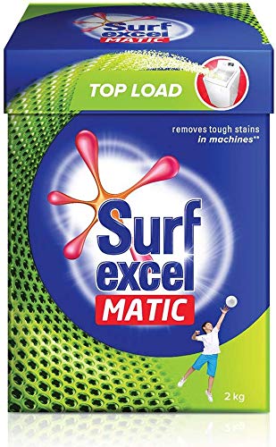 Surf Excel Matic detergent powder pack for top load machines
