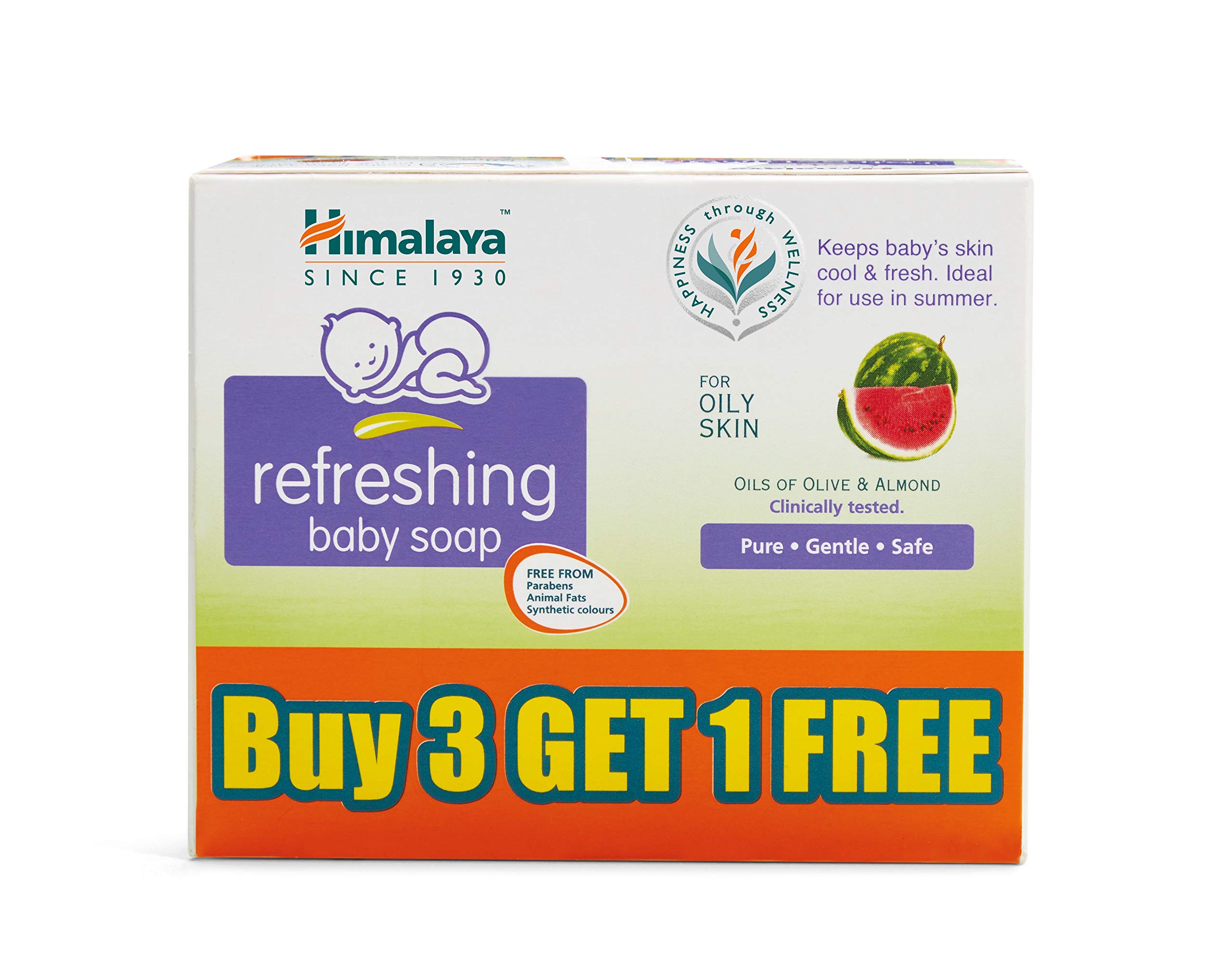 Himalaya neem baby soap bars in 125g pack of ten