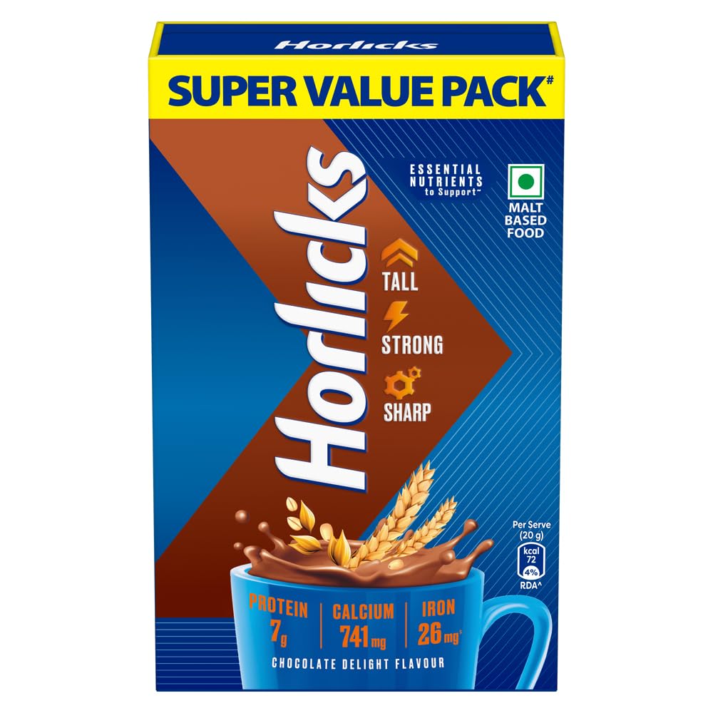 Horlicks chocolate nutrition drink 1 kg refill pack pouch