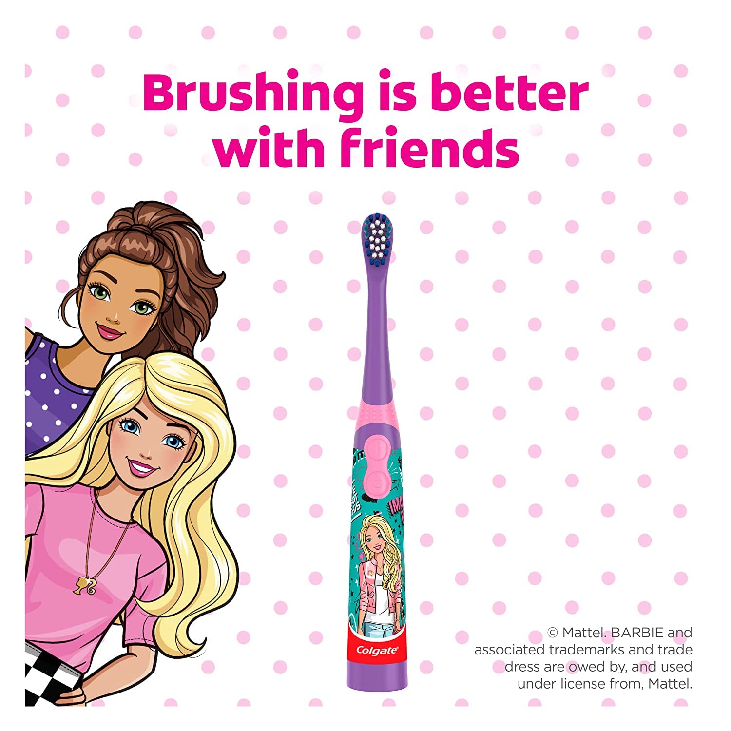 Colgate Kids Batman Battery Power Toothbrush - 1 Pc & Colgate Kids Barbie Battery Powered Toothbrush - 1 Pc Combo – view 5