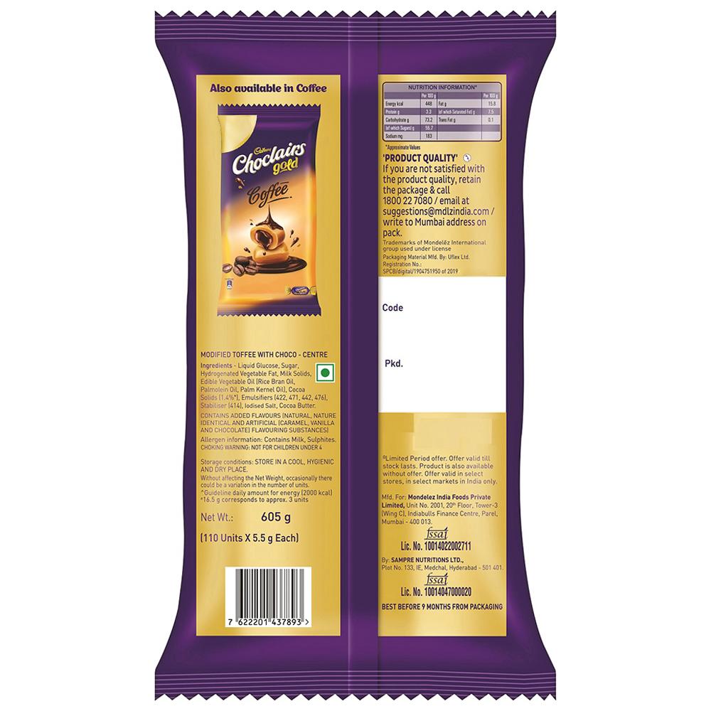 Cadbury Gold Choclairs 605 G (Pack Of 110) – view 2