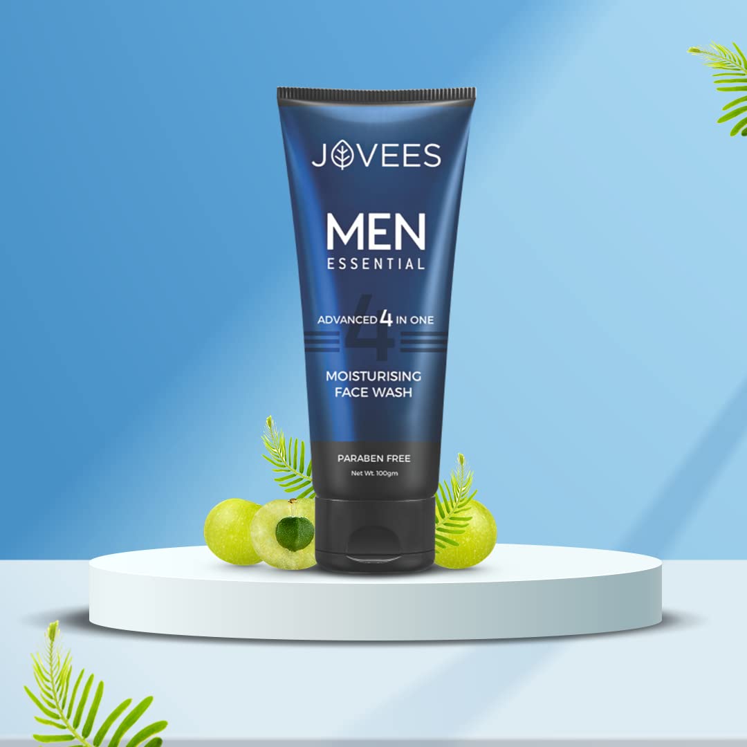 Jovees Herbal men's moisturizing face wash bottle with Vitamin C