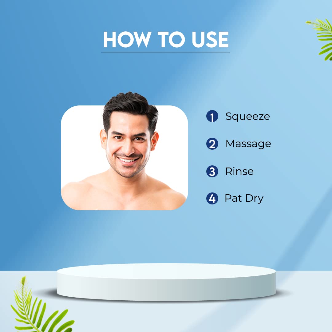 Jovees Herbal Men's Essential Advanced 4 in 1 Moisturizing Face Wash – view 3