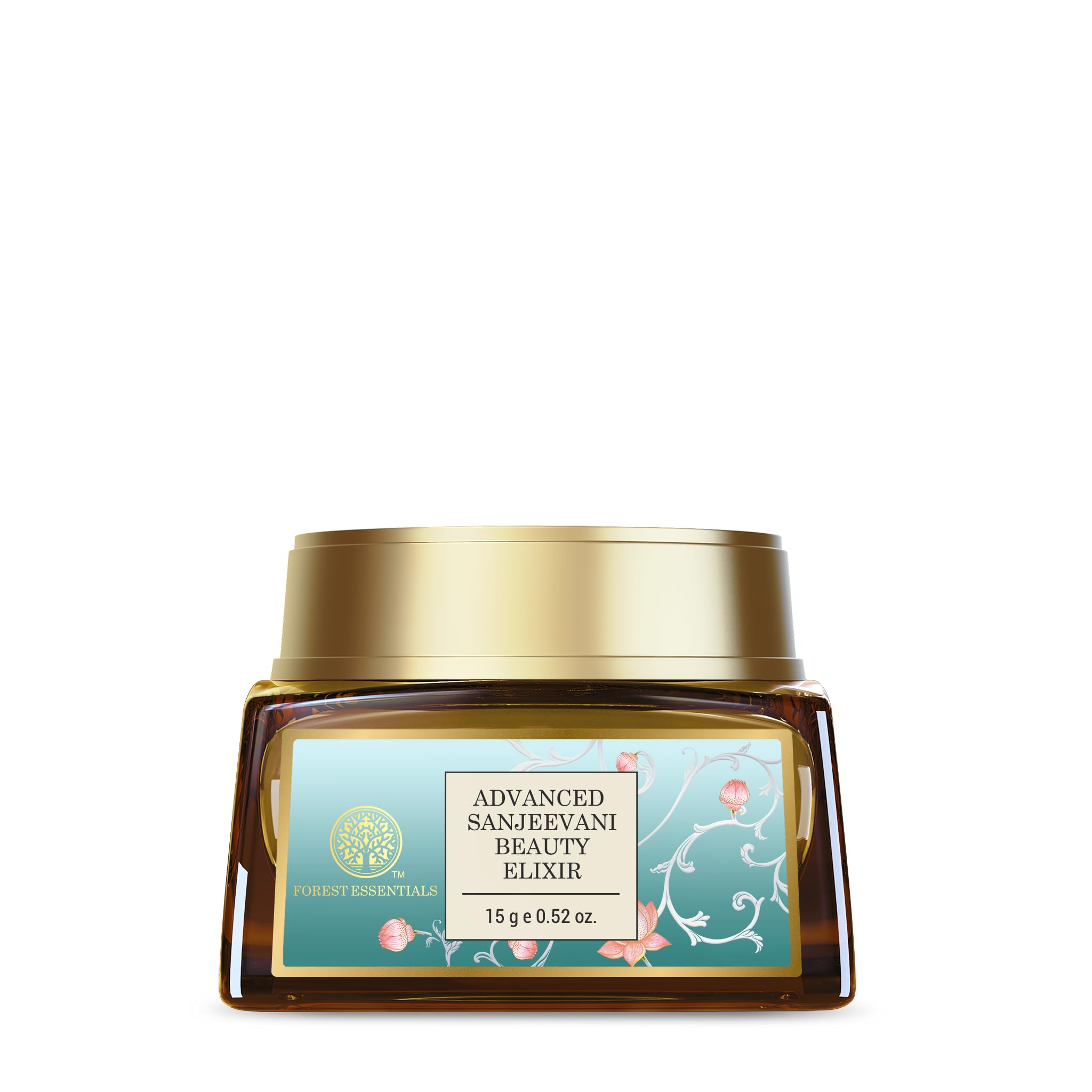Travel size Forest Essentials Sanjeevani Beauty Elixir face cream jar