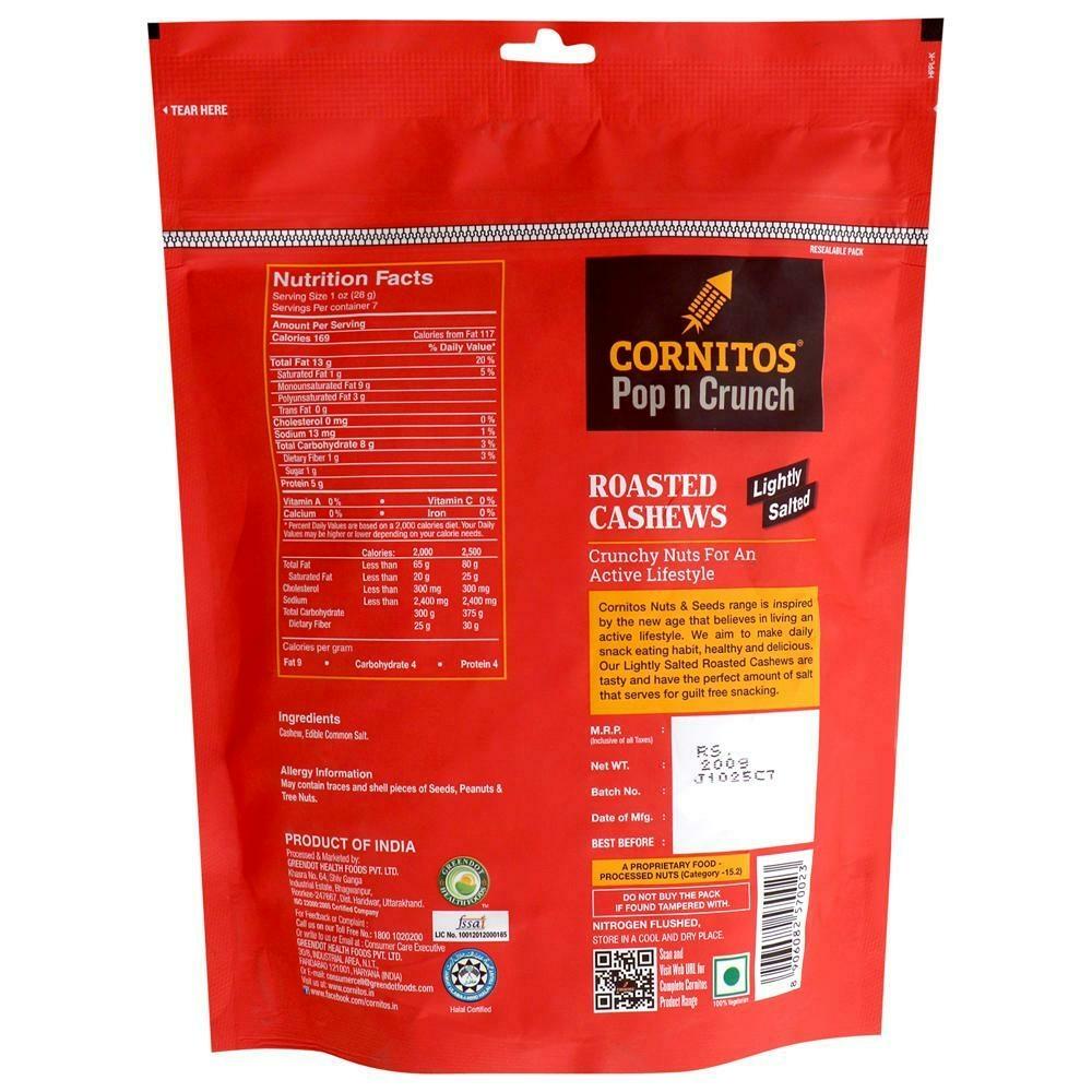 Cornitos Roasted Salted Cashew 200 G – view 2