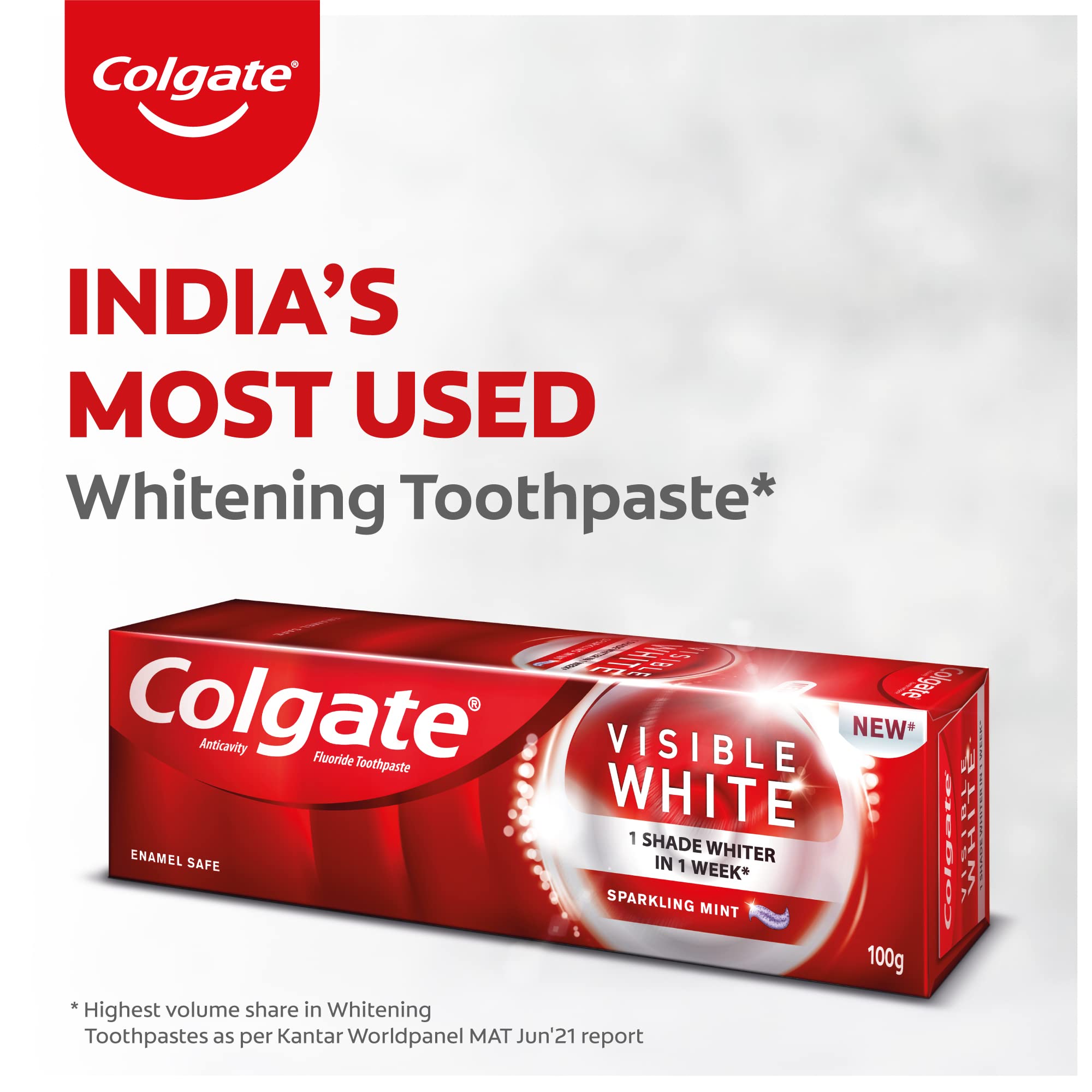 Colgate Visible White Teeth Whitening Toothpaste, Pack of 400g – view 6