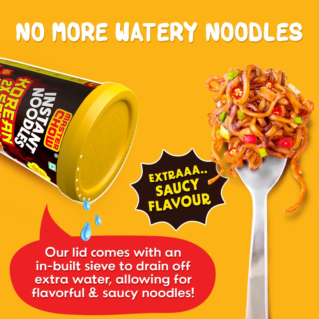 MasterChow Instant Cup Noodles - Korean 2X Noodles – view 7