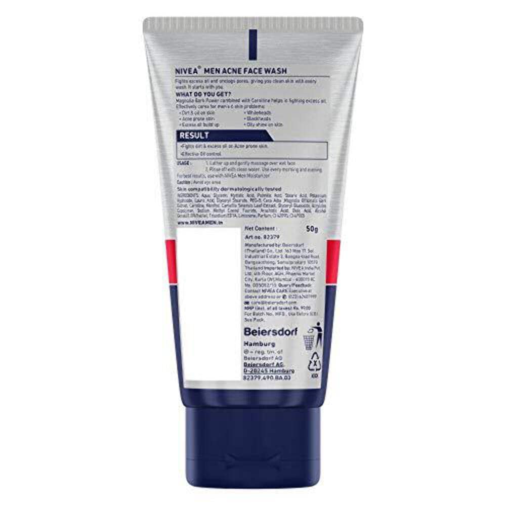 NIVEA MEN Acne Control Face Wash 50 g – view 2