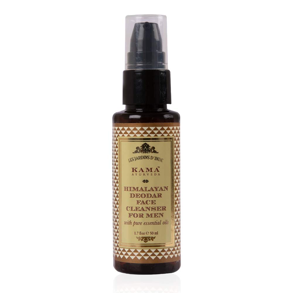 Kama Ayurveda face cleanser tube with Himalayan Deodar label