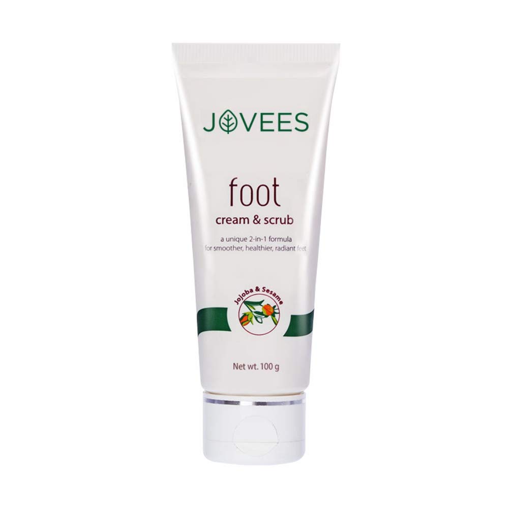 Jovees Herbal Foot Cream & Scrub 100 g, Manicure & Pedicure Hand & Foot Spa Kit Combo For Foot Care... – view 2