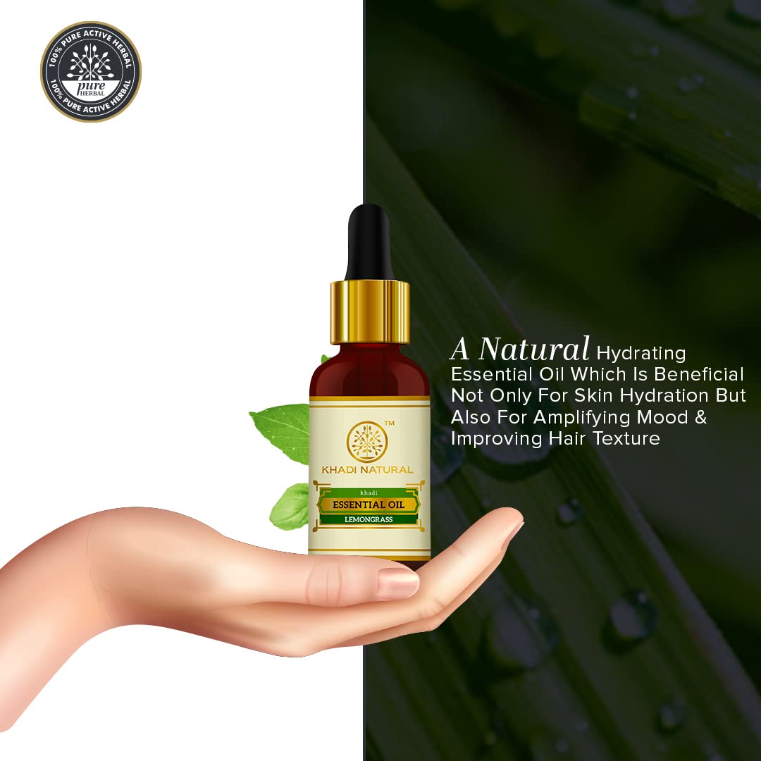 Khadi Natural Lemongrass Oil – view 3