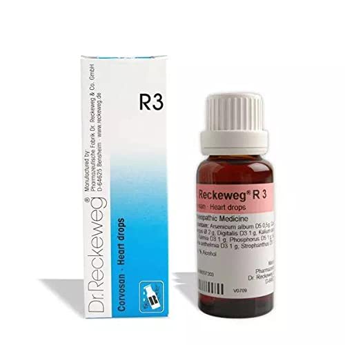 Front view of Dr Reckeweg R 03 Heart 22 ml bottle