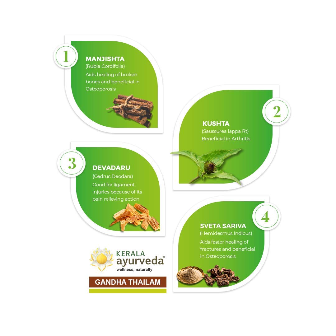 KERALA ayurveda Gandha Thailam, Drop 10 Ml, Pack Of 1 – view 4