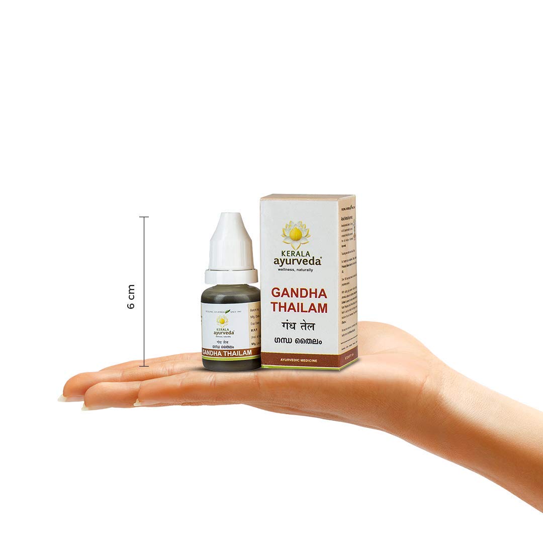KERALA ayurveda Gandha Thailam, Drop 10 Ml, Pack Of 1 – view 6