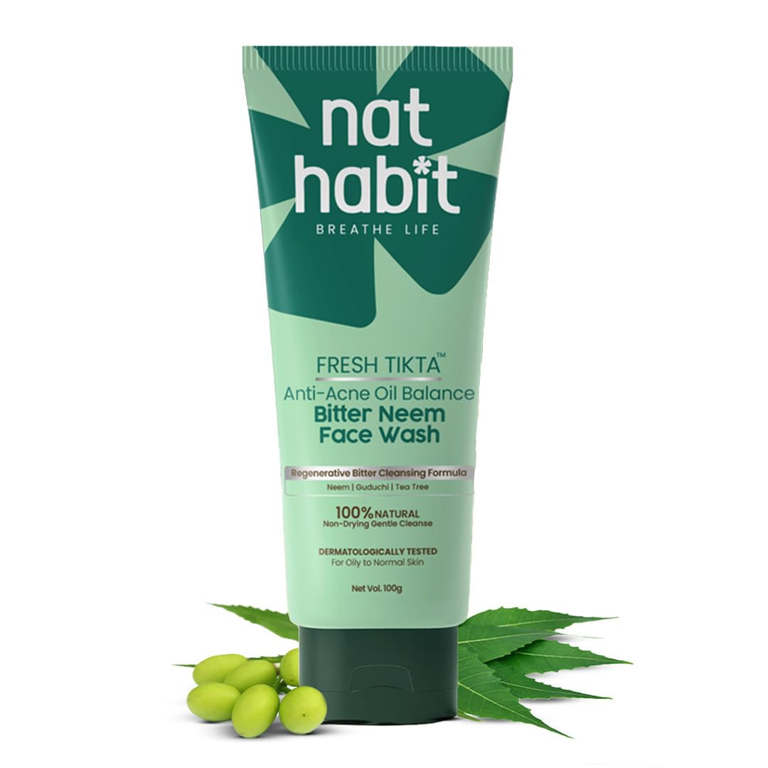 Nat Habit bitter neem face wash 100 g gel tube