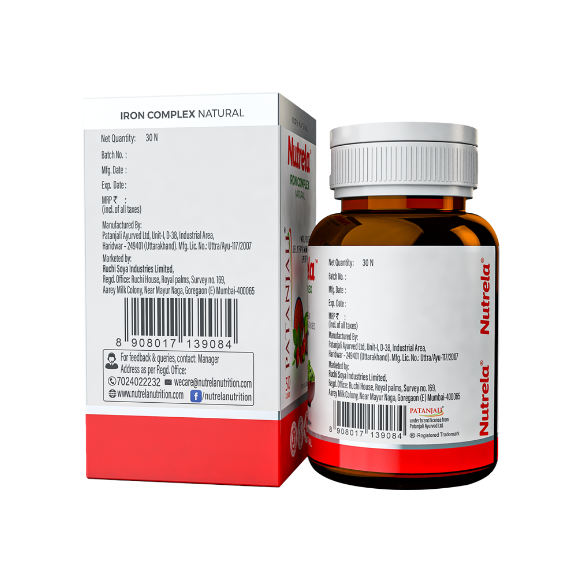 Patanjali Nutrela Iron Complex Natural 11 g – view 2