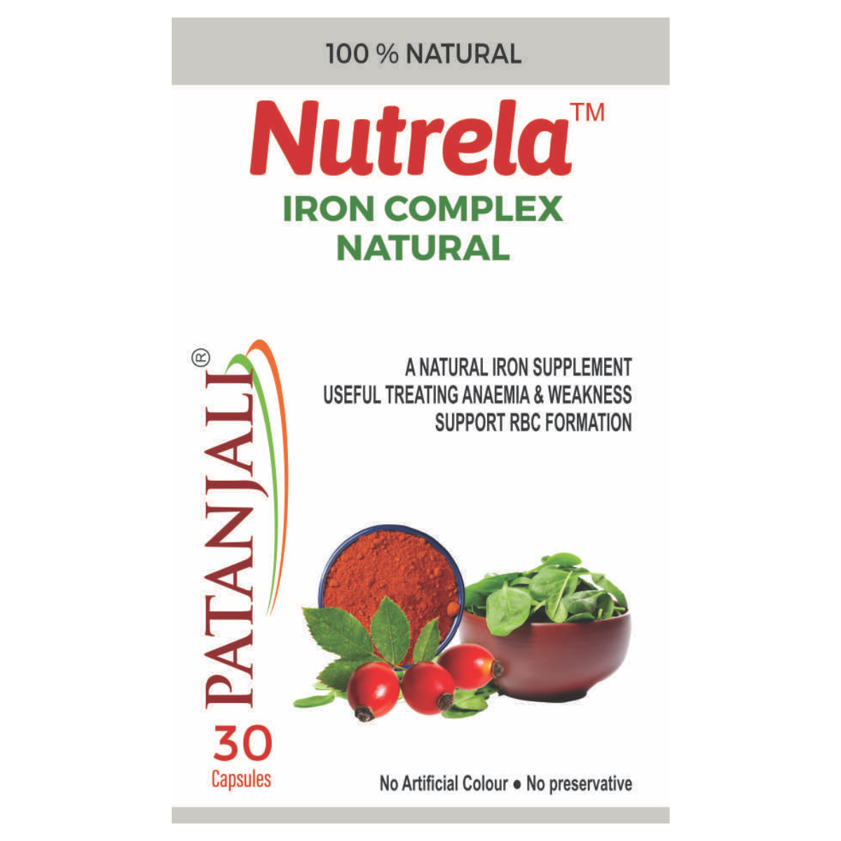 Patanjali Nutrela Iron Complex Natural 11 g – view 5
