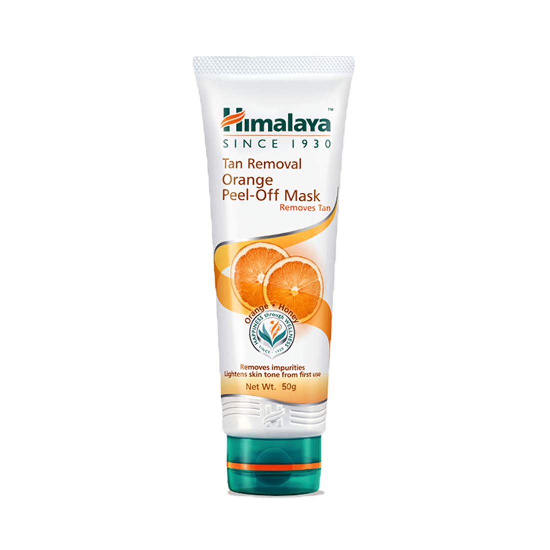 Himalaya orange peel-off face mask tube with honey and orange