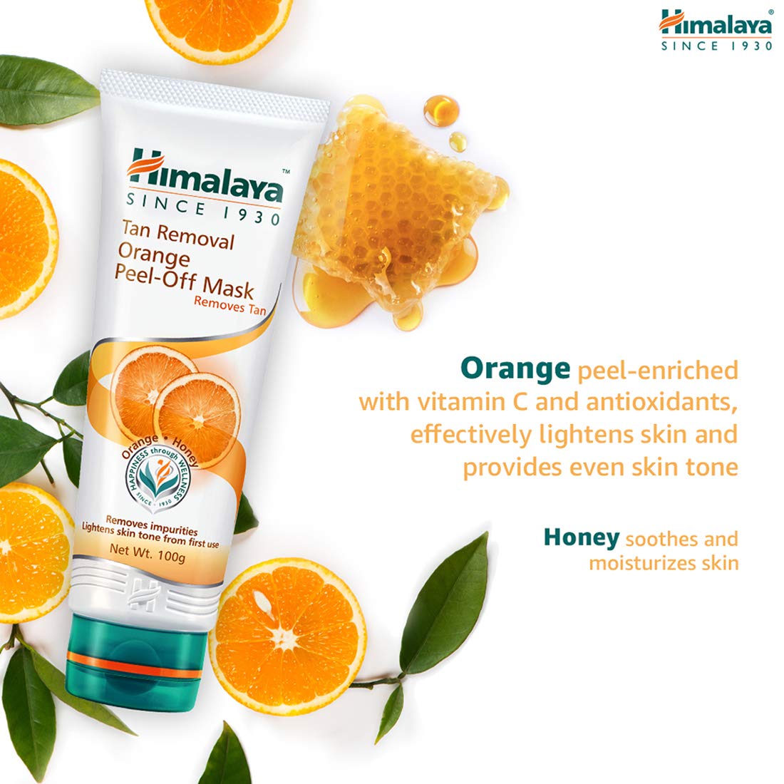 Himalaya Tan Removal Orange Peel-Off Mask, 50g – view 3