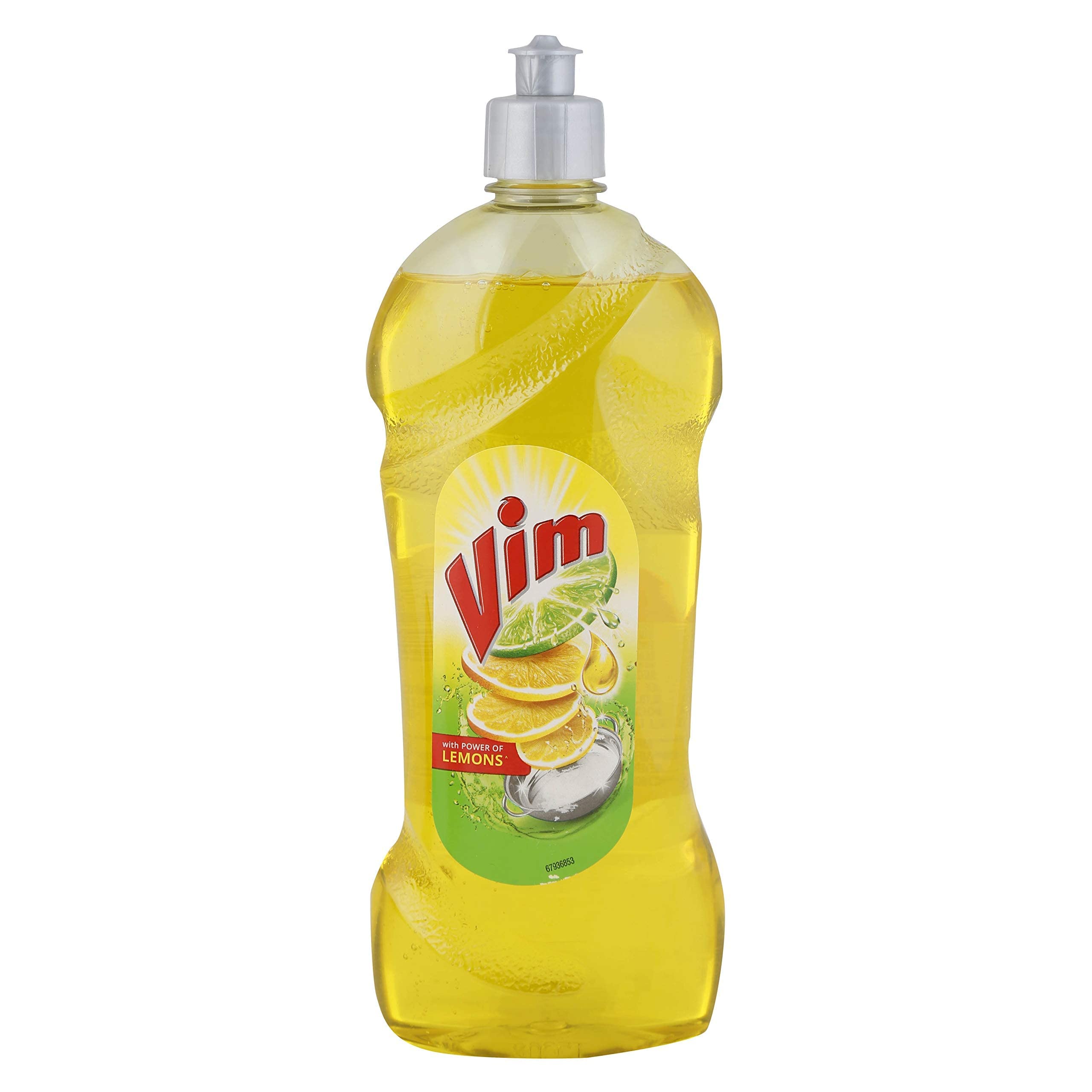 Vim Drop Dishwash Liquid - Yellow, 750ml – view 4
