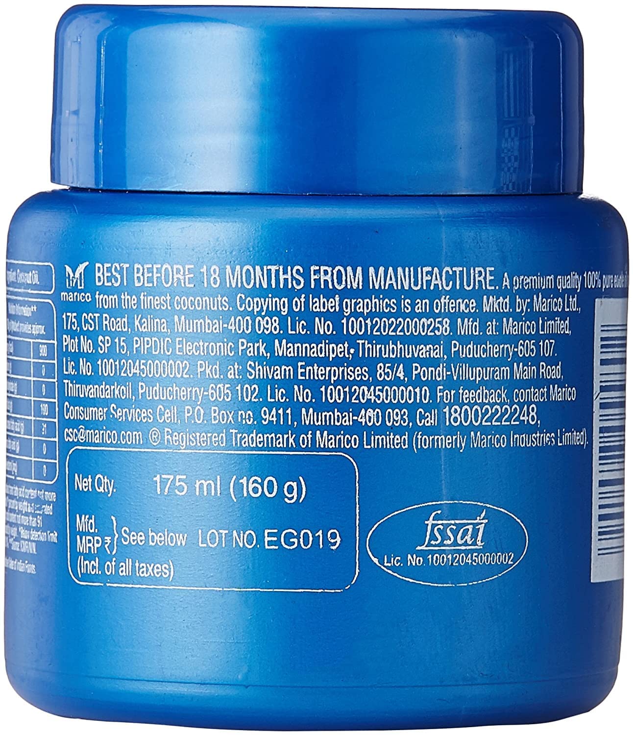 Parachute Coconut Oil, 175 ml Easy Jar – view 2