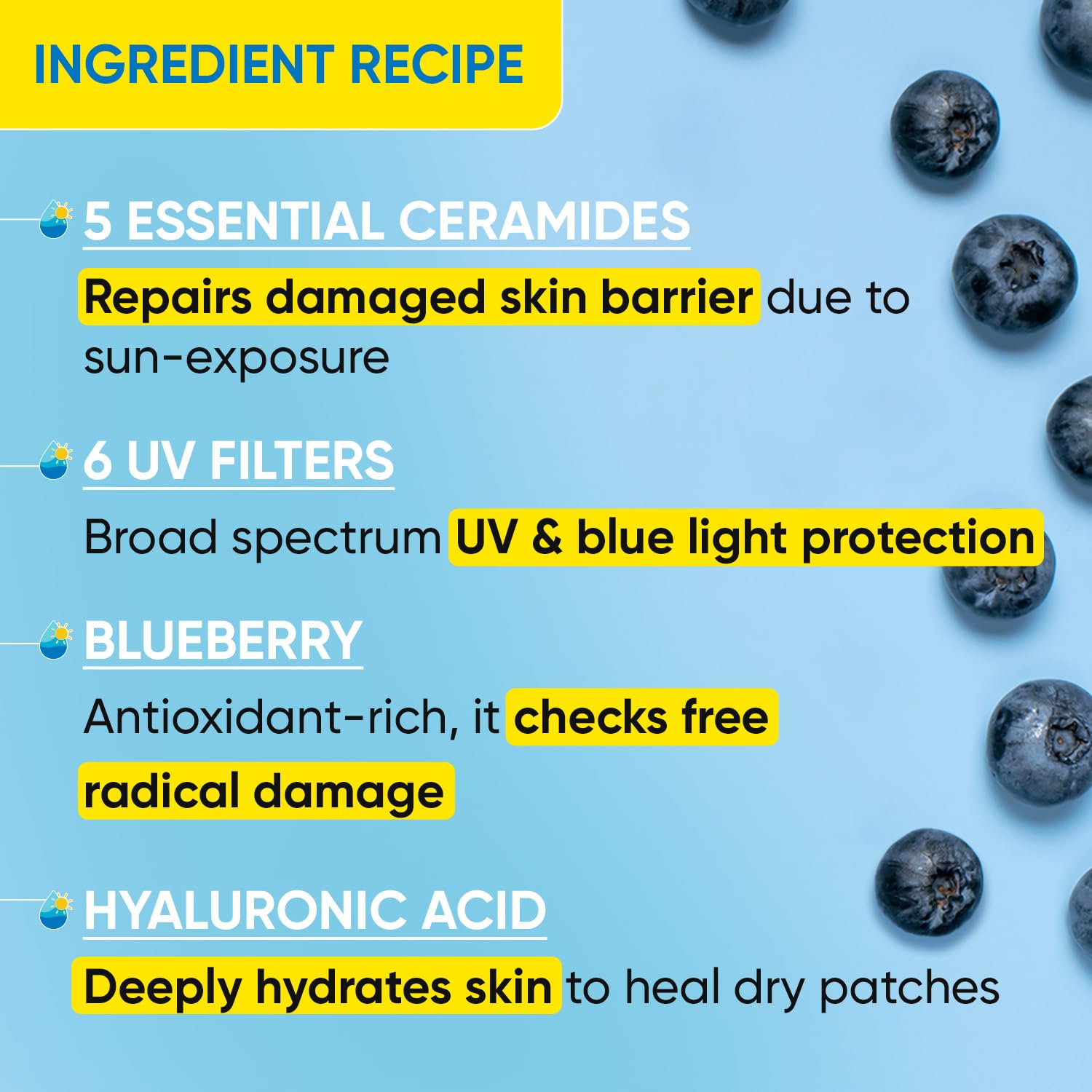 Dot & Key Blueberry Hydrate Barrier Repair Sunscreen SPF 50+, PA++++ – view 6