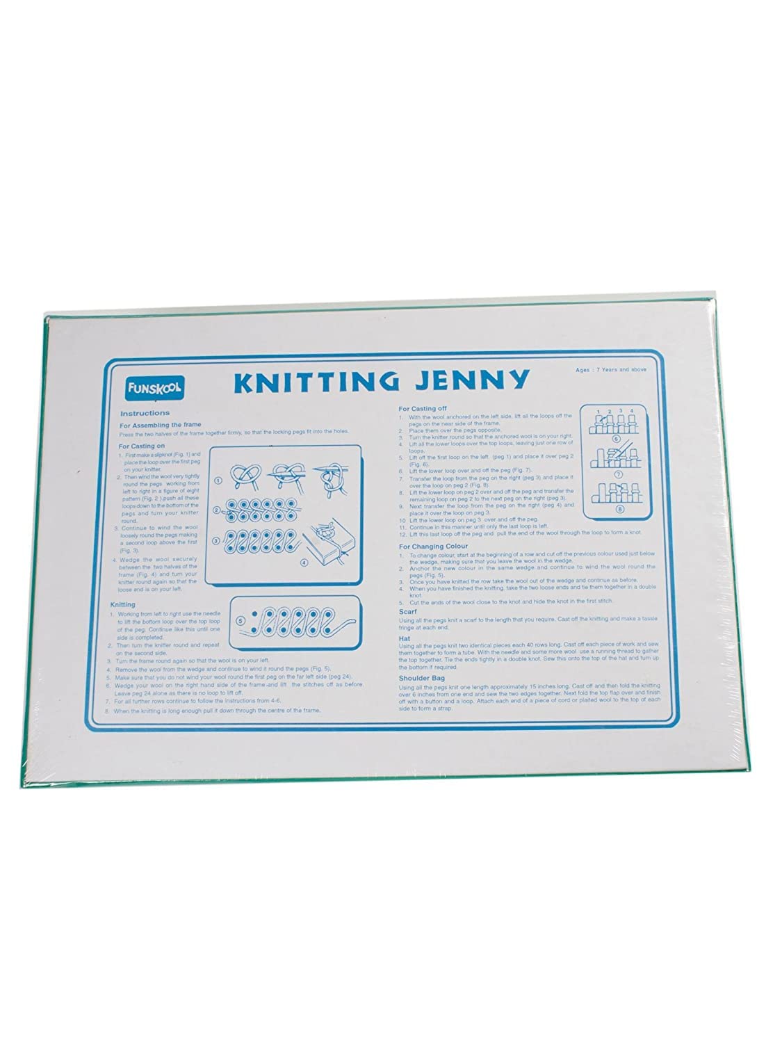 Funskool Handycrafts - Knitting Jenny ,Weaving and Knitting Machine , Make scraves, shawls, bags, mufflers , 7 years + – view 3