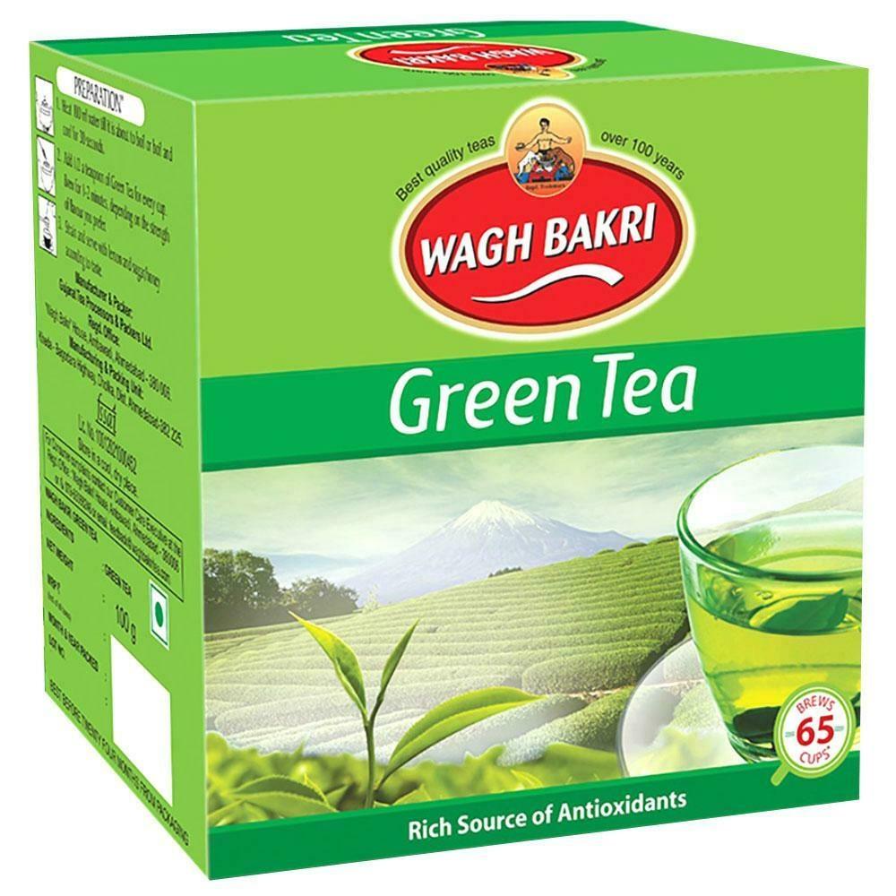 Wagh Bakri Green Tea 100 g product pack shot