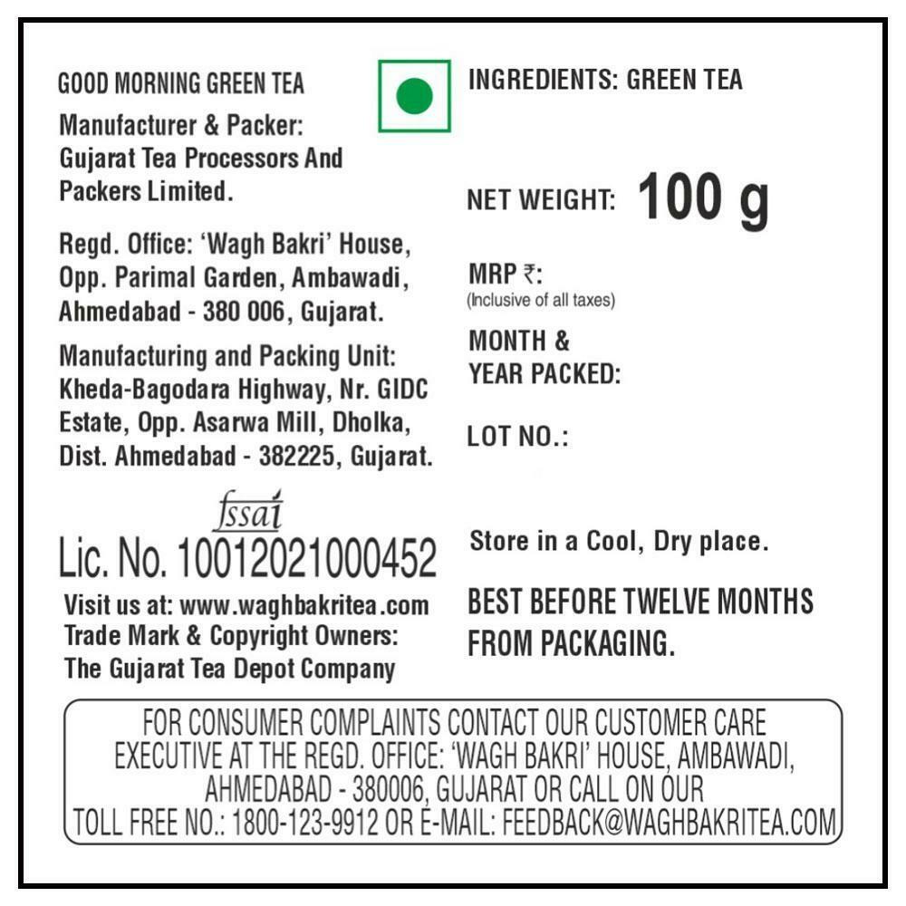 Wagh Bakri Green Tea 100 G – view 3