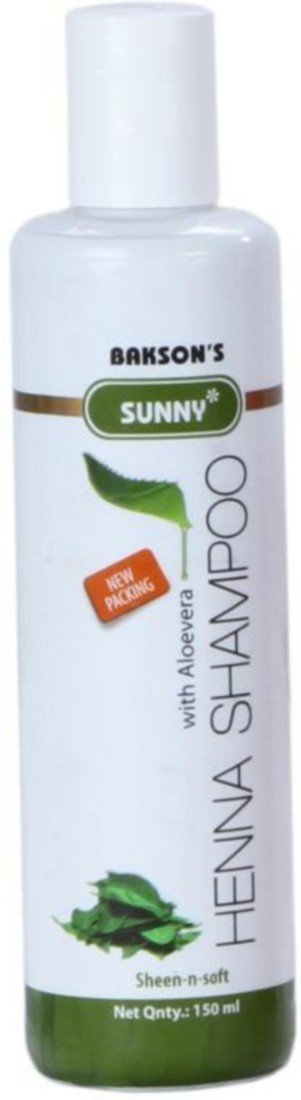 Bakson's Sunny Henna Shampoo with Aloevera 150ml Pack of 4 – view 1