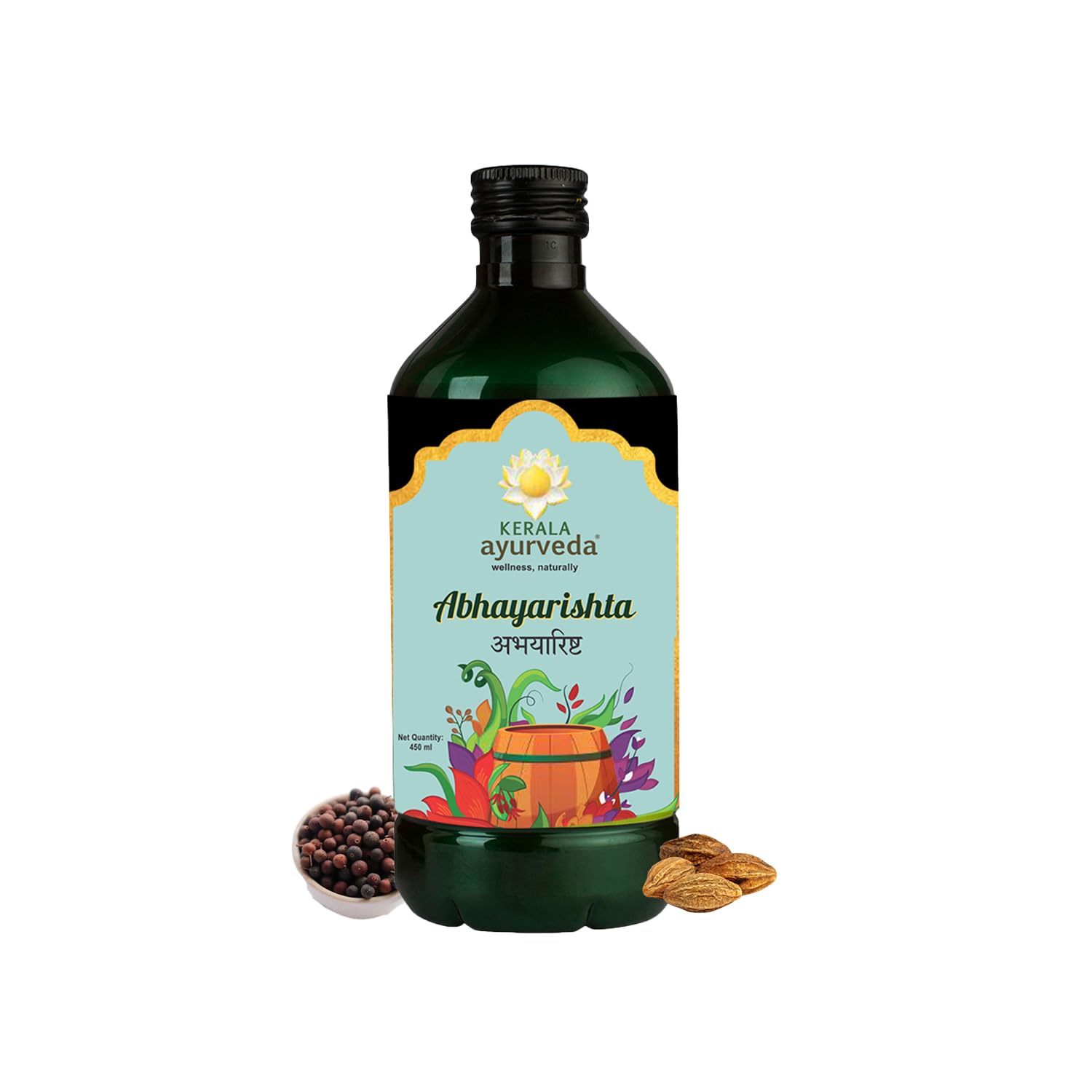 Kerala Ayurveda Abhayarishta herbal digestive syrup 450ml bottle