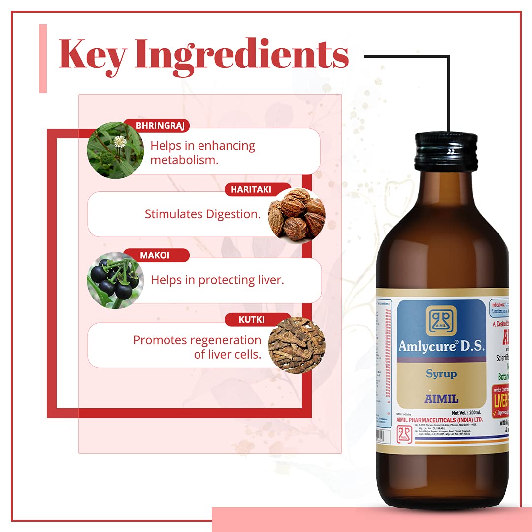 AIMIL Amlycure D.S. Syrup -200ml – view 7