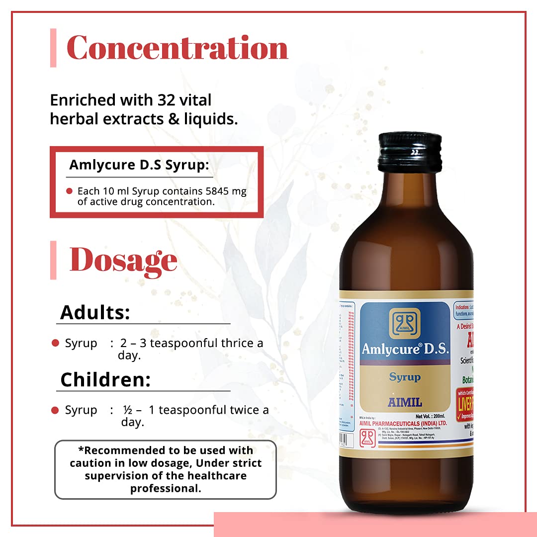 AIMIL Amlycure D.S. Syrup -200ml – view 8