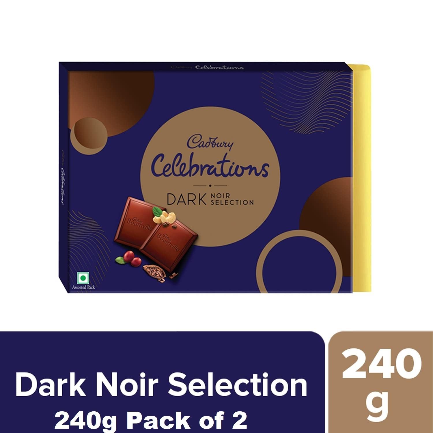 Cadbury Bournville dark chocolate assorted collection gift box with bars