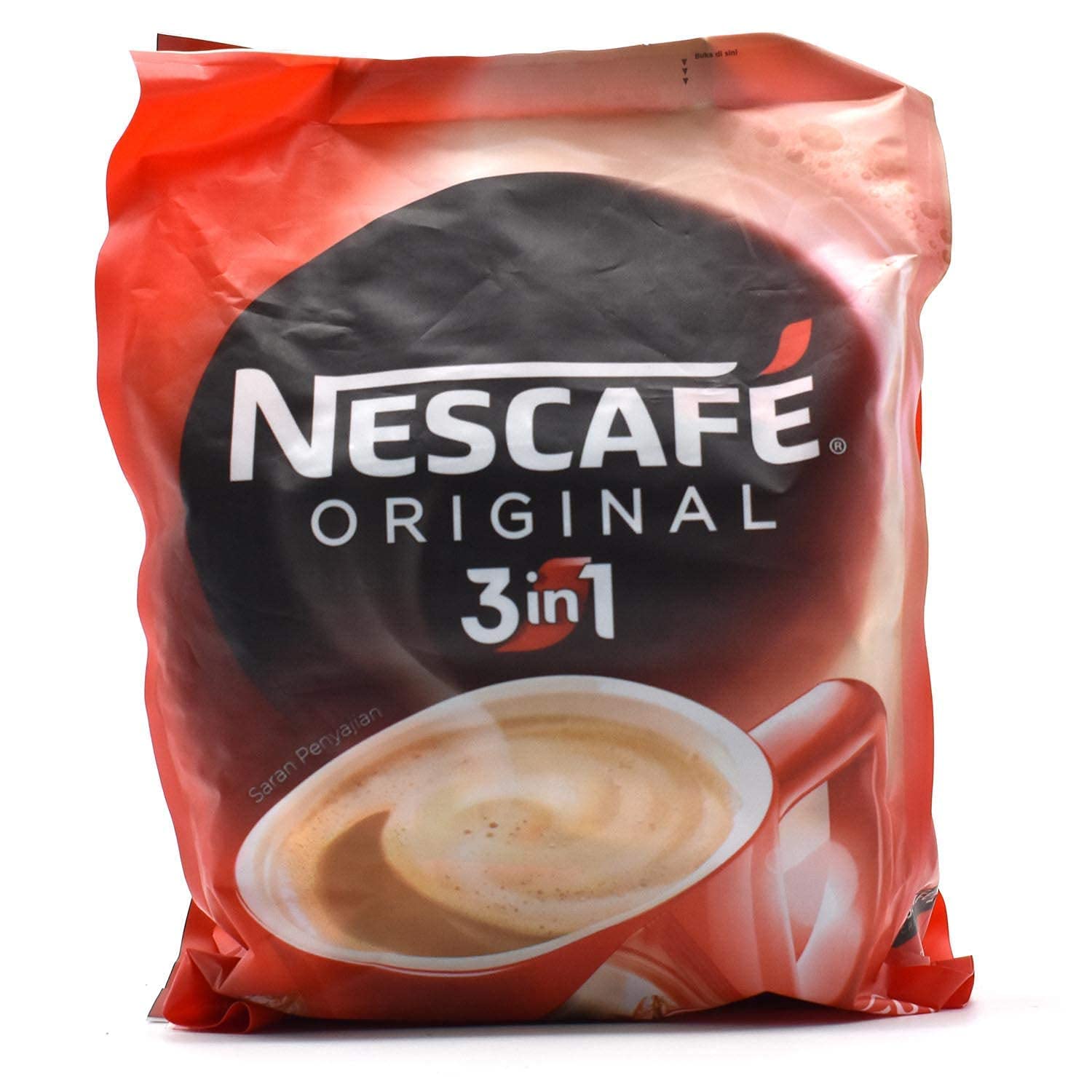 Nestle Nescafe in 1 Original Soluble Ground Coffee Beverage, 30 Sachets Bag - Pack of 2 – view 5