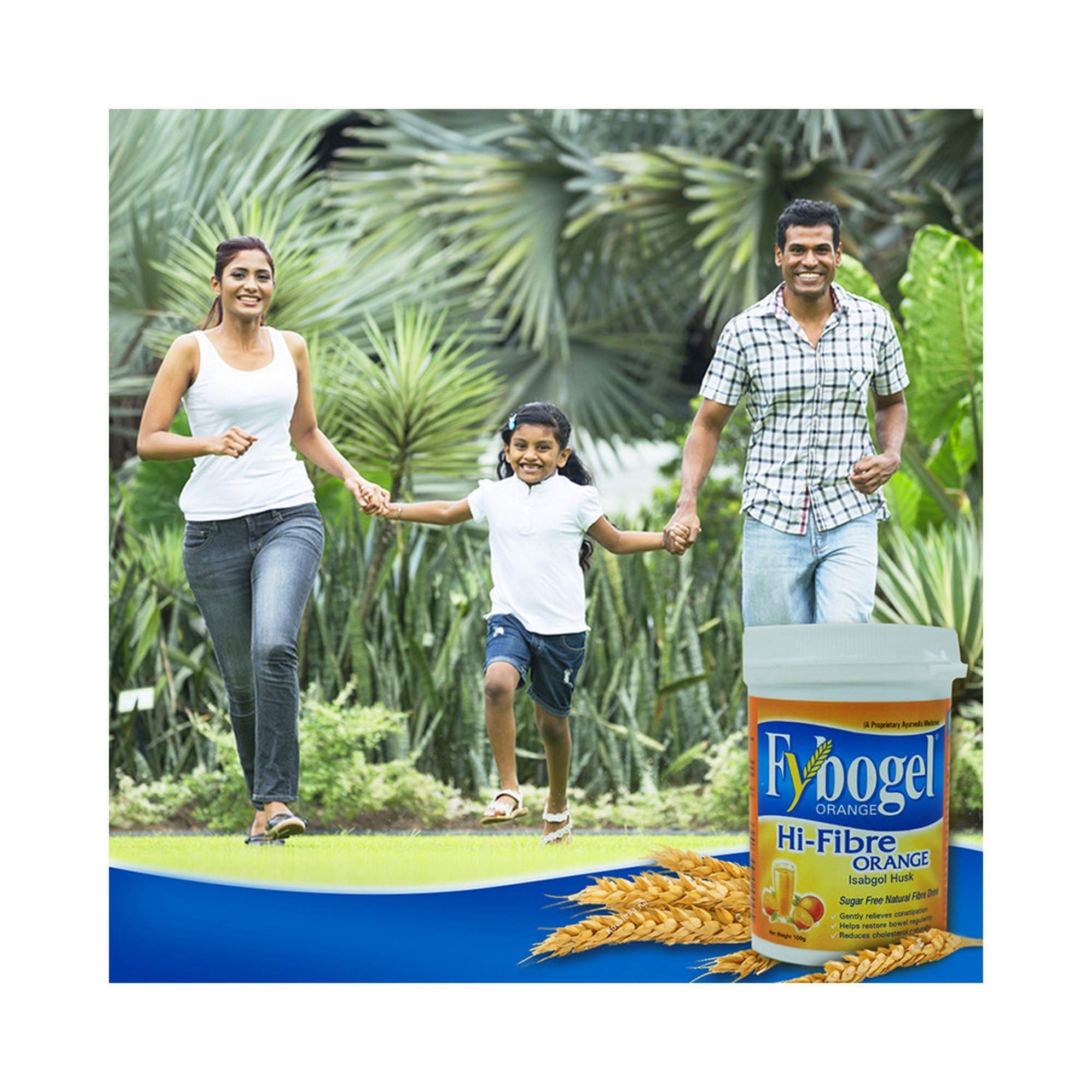 Fybogel - Bottle of 100g Hi-Fibre Orange Isabgol Husk – view 6