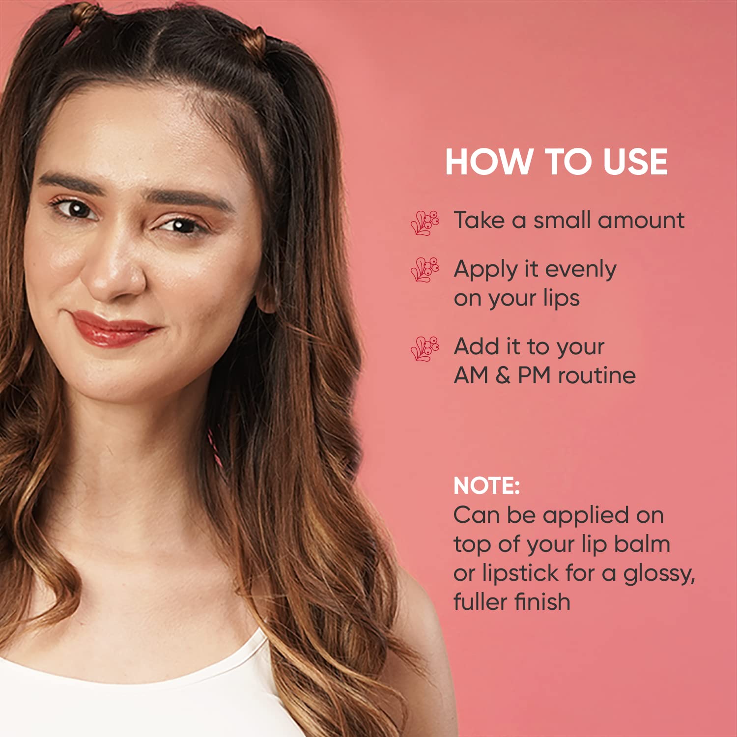 Dot & Key Lip Plumping Mask With Vitamin C + E For Naturally Glowing Lips, Fades Lip Pigmentation, Smoothes Flaky & Dry Lips, Lip Mask For Soft, Smooth & Plump Lips (Blood Orange & Nectarine) 15ml – view 6