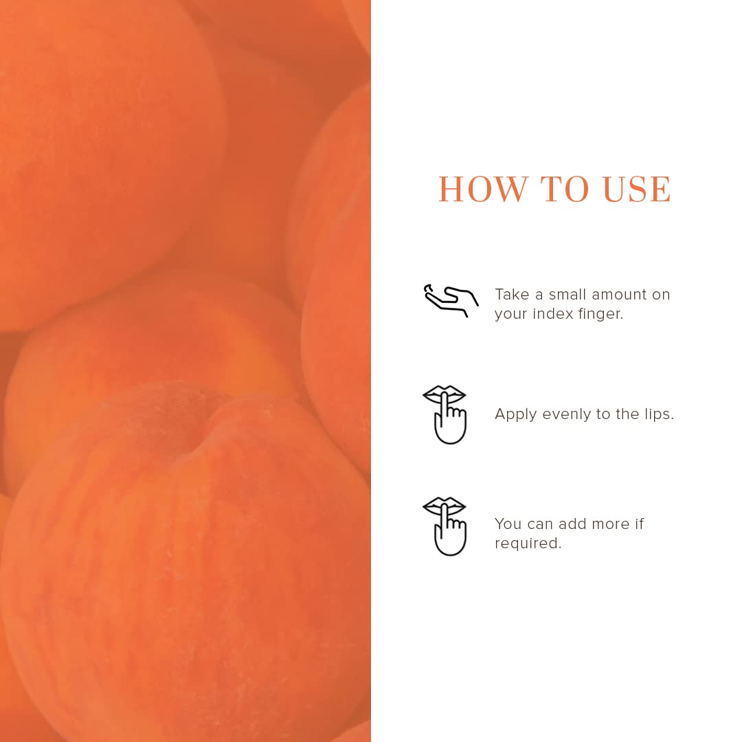 Khadi Natural Peach Lip Balm with Beeswax and Shea Butter – view 3