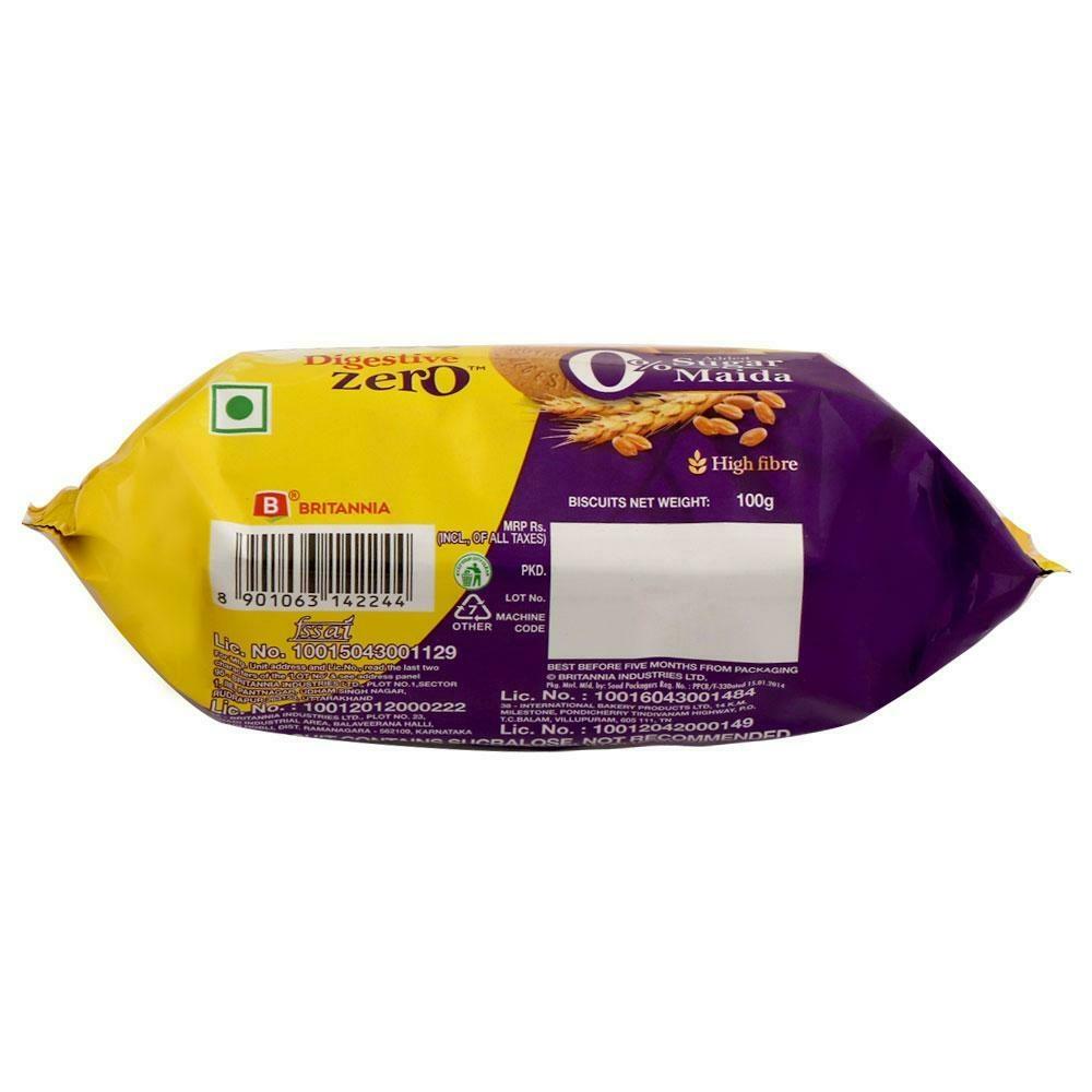 Britannia Nutrichoice Digestive Zero Biscuits 100 G – view 3