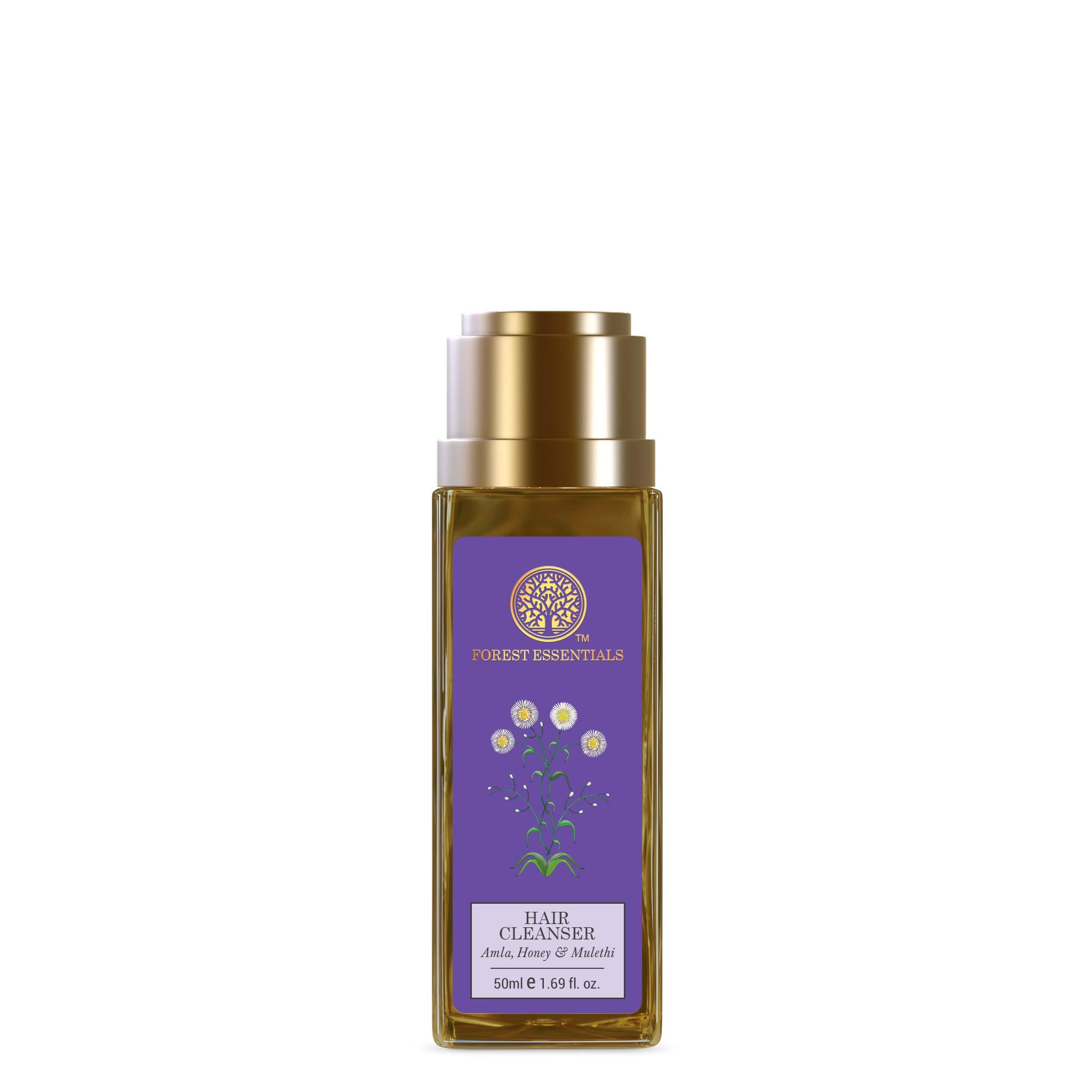 Forest Essentials Hair Conditioner Bhringraj and Shikakai, 50ml & Forest Essentials Hair Cleanser Amla, Honey and Mulethi, 50ml – view 5