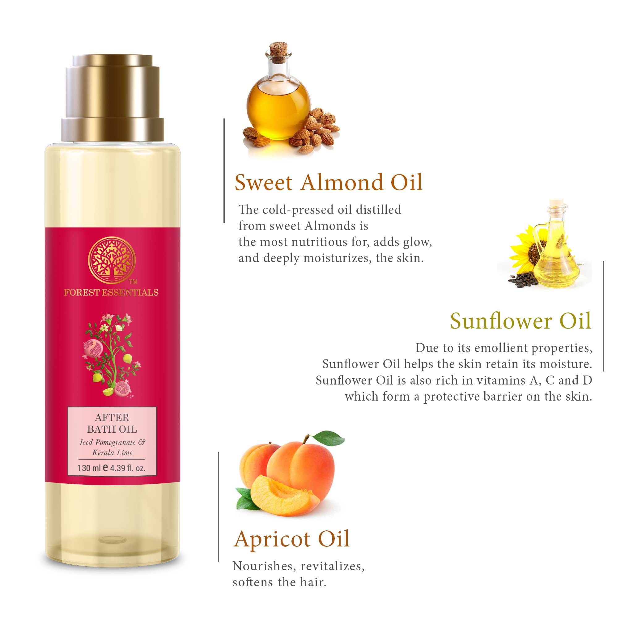 Forest Essentials After Bath Oil Iced Pomegranate & Kerala Lime – view 6