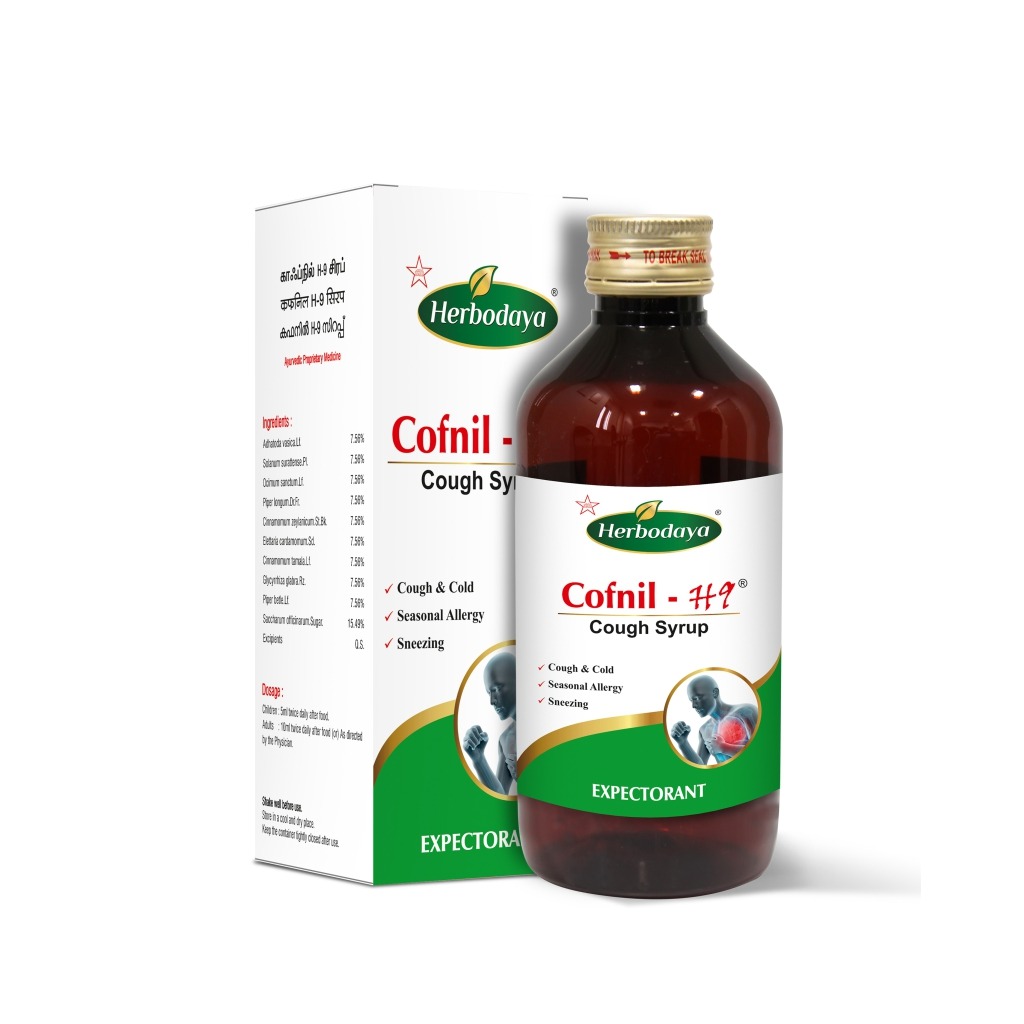 Herbodaya Cofnil H-9 cough syrup bottle 100 ml