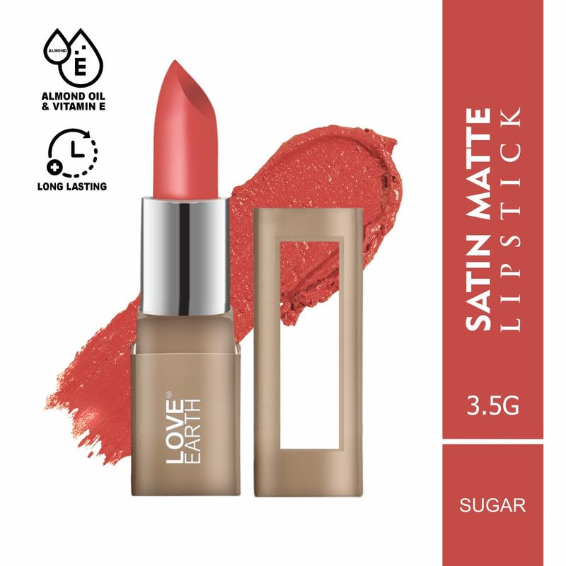 Love Earth Satin Matte Lipstick - Sugar – view 2