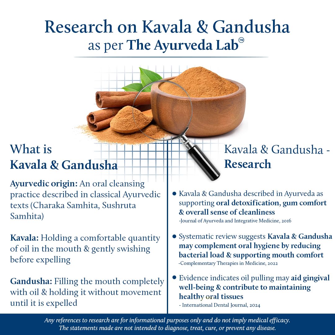 Blue Nectar Cinnamon Mouth Pulling Oil for Kavala Gandusha Oral Hygiene Ritual – view 3