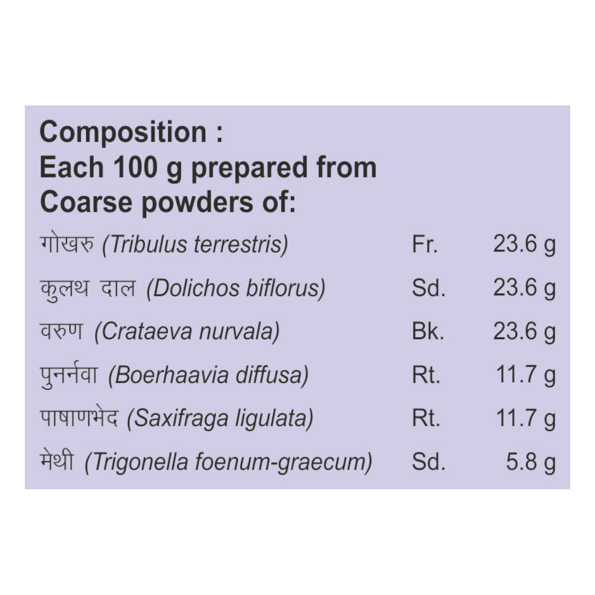 Divya Ashamarihar Kwath 100 g – view 3