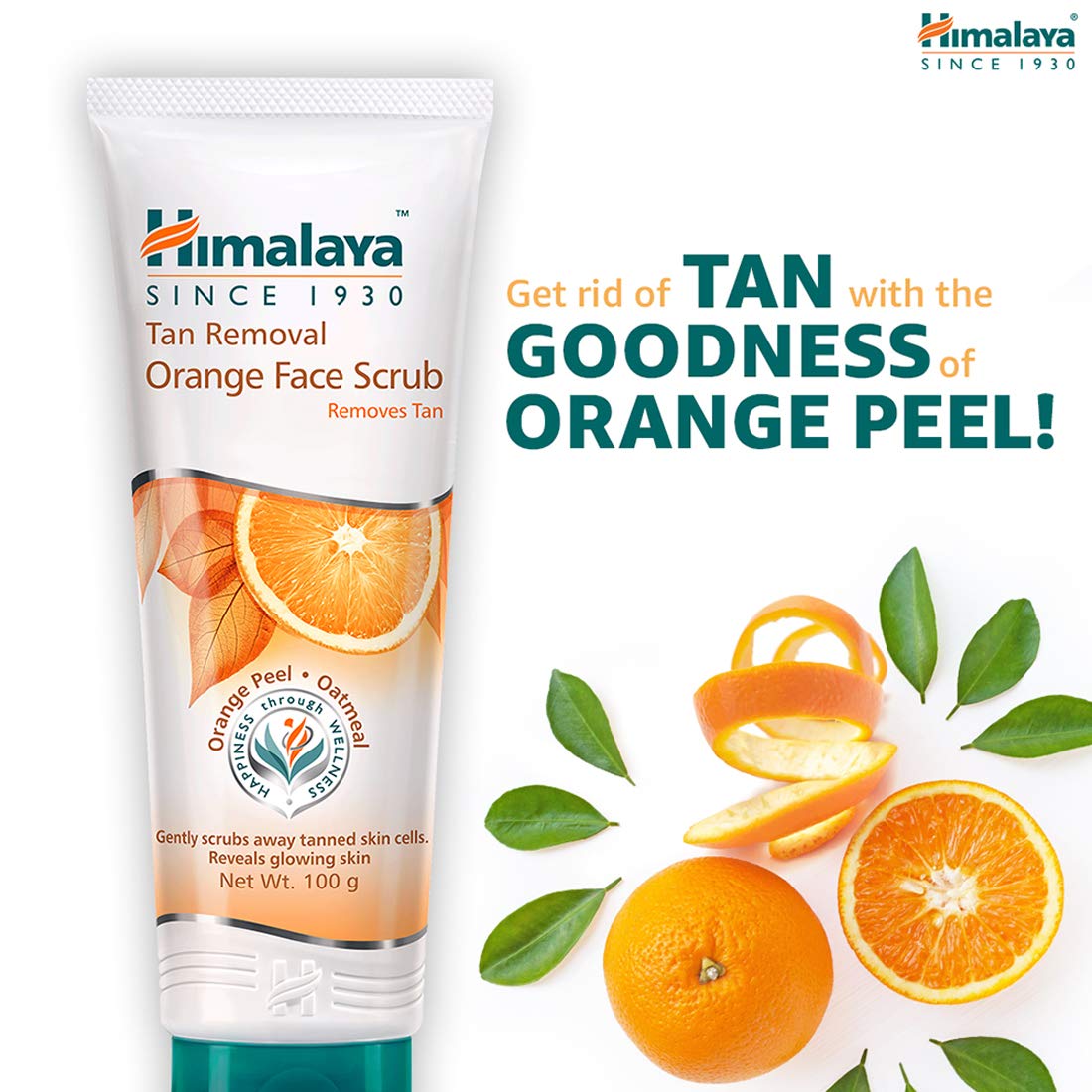 Himalaya Tan Removal Orange Face Scrub, 50g – view 2